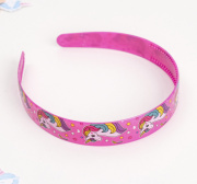 Ободок микс "Волшебство"  (2,5см с единорогами)