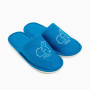 Тапочки комнатные для девочки TAP MODA  (голубой/текстиль)
