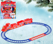 Железная дорога WOOW TOYS Новогодний экспресс (универсальный/пластик)