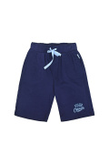 Шорты для мальчика чернильный + графика Crockid