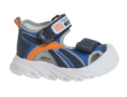 Сандалии для мальчика Сказка R820150316 (оранжевый/текстиль)