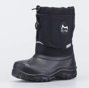 Сноубутсы для мальчика Котофей 664154-42 (чёрный/комбинированный)