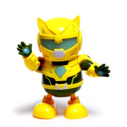 Робот  «Космический кот» (свет, звук, танцует/разноцветный микс/без управления/батарейки АА*3)