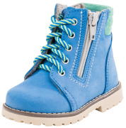 Ботинки для мальчика Котофей 152113-33 (синий+зеленый/натуральная кожа)