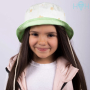 Панамка ПЛ20-38672490 салатовый со звездами HohLoon