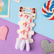 Набор резинок для волос  "Волшебство" крылатые единороги Выбор лакомки(6шт)