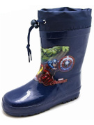 Резиновые сапожки для мальчика Капитошка B8491 (синий/резина)