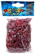 Резиночки и клипсы для плетения браслетов Rainbow Loom Medieval Red (600шт./красный средневековье/оригинальные)