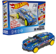 Игрушка конструктор  Hot Wheels D-Muscle (1 автомобиль, 2 инерционных двигателя/пластик/для мальчика)