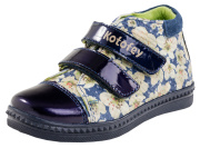 Ботинки для девочки Котофей 352100-21 (синий/натуральная кожа)