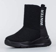 Валенки для девочки Котофей 567061-41 (черный/войлок)