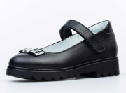 Туфли для девочки Котофей 532268-21 (черный/натуральная кожа)