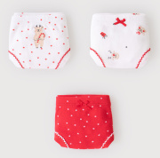 Трусы для девочки красный, сахар, звездочки Crockid К 1904