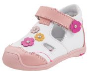 Туфли для девочки Котофей 132082-22 (белый+розовый/натуральная кожа)