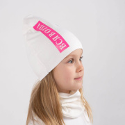 Шапка Hooh loon белый, мята, розовый (95% хлопок, 5% эластан) ШВ19-04111782