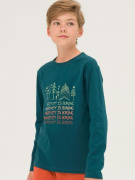 Джемпер для мальчика изумруд   PELICAN BFJ5296