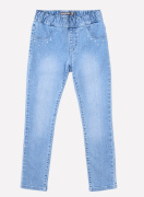 Брюки для девочки светлый джинс Crockid ТК 46123-1 УЗА