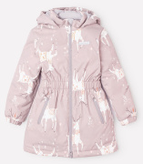 Куртка Crockid пудра с оленятами (верх: 80% п/э, 20% полиуретан; подклад: 100% п/э/ВК 38058/н/2)