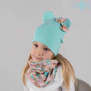 Шапка Hooh loon мятный (95% хлопок, 5% эластан) ШВ19-04624802