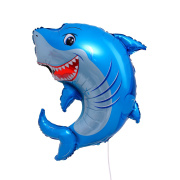 Игрушка шар фольгированный Страна Карнавалия Акула (Надувается воздухом/гелием/фольга/универсальная)