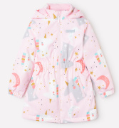 Куртка Crockid розвая с единорогами (верх: 80% п/э, 20% полиуретан; подклад: 100% п/э/ВК 38057/н/1)