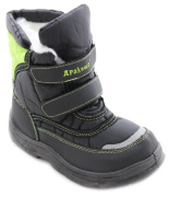 Сапожки для мальчика Дракоша H3305-2 (черный+зеленый/текстиль)