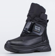 Ботинки для девочки Котофей 654059-41 (черный/комбинированный)