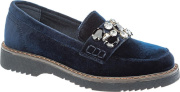 Туфли для девочки KEDDO 588033/06-01 (синий/экокожа)
