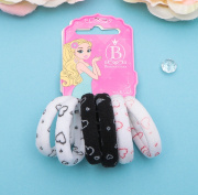 Резинка для волос разноцветный "Спорт" Выбражулька ((набор 6 шт) сердца)