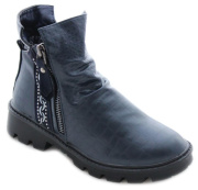 Ботинки для девочки Царевна 821 (синий/экокожа)