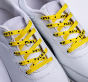 Шнурки  Flex 110см. (желтый/полиэстер)4762440