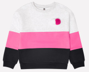 Джемпер для девочки розовый, черный Crockid КВ 300759