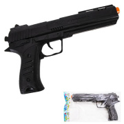 Игрушка пистолет  6688-1 (имитация стрельбы, трещотка/пластик/для мальчика)