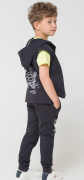 Жилет для мальчика угольный серый Crockid КР 301222