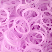 Резиночки и клипсы для плетения браслетов Rainbow Loom GID Purple (600шт./фиолетовый светящийся в темноте/оригинальные)