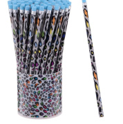 Карандаш Calligrata "Леопард" (чёрнографитный с ластиком/)