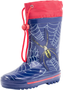 Резиновые сапожки для мальчика Котофей 366132-11 (синий+красный/резина)