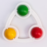 Погремушка Пластмастер Погремушка «Цветик», цвета МИКС (пластик/разноцветный микс)