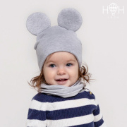 Шапка Hooh loon серый минни (95% хлопок, 5% эластан) ШВ20-20270480