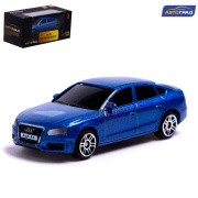 Модель легковой автомобиль AUDI A5 синий (Автоград/1:64)