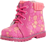 Ботинки для девочки Котофей 152145-34 (розовый/натуральная кожа)