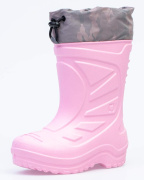 Резиновые сапожки для девочки Котофей 665005-11 (розовый/ЭВА)