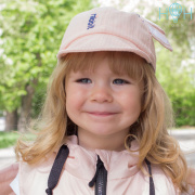 Кепка ПГЛ20-13360090 пудра с ушками HohLoon