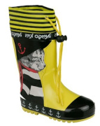 Резиновые сапожки для мальчика INDIGO KIDS 80-303A/14 (желтый/резина)