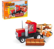 Конструктор пластиковые детали Ausini  Ферма «Лесозаготовочный грузовик» микс 1283701