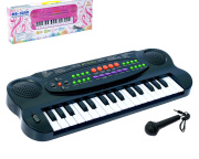 Игрушка музыкальная  Синтезатор «Музыкальная игра» (с микрофоном, 32 клавиши/пластик/универсальная)