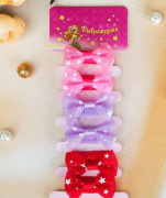 Резинка для волос  "Выбражулька" ((набор 6 шт) бантик звезда)