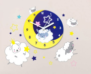 Часы  настенные с наклейками "Барашки" ЕАС()