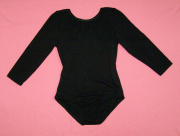 Купальник для девочки черный гимнастический Seva kids 312-211