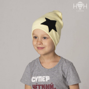 Шапка Hooh loon желтый (95% хлопок, 5% эластан) ШВ19-13050315
